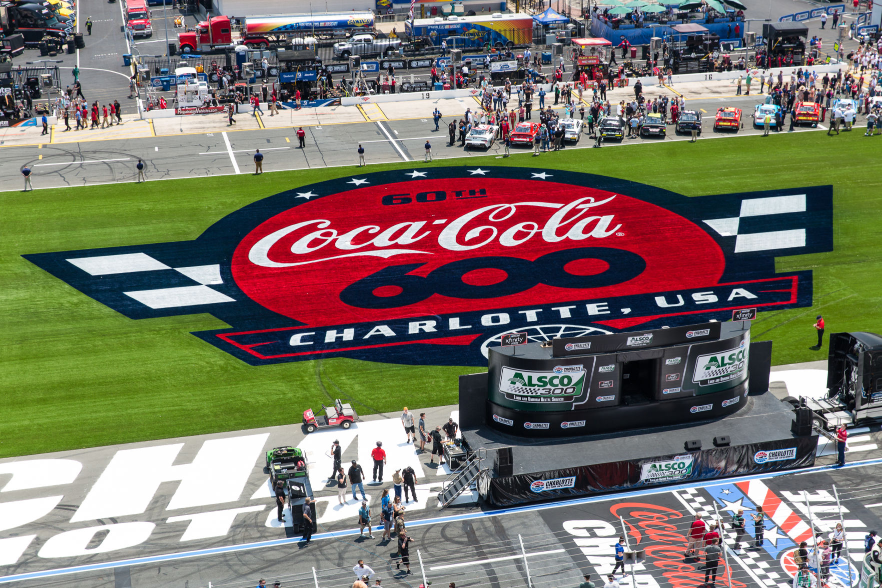 NASCAR's Xfinity Series 38th Annual Alsco 300 action on Saturday at Charlotte Motor Speedway.
